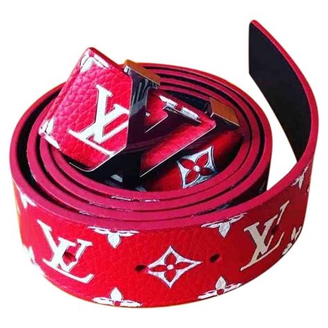 mens red louis vuitton belt|white Louis Vuitton belt red.